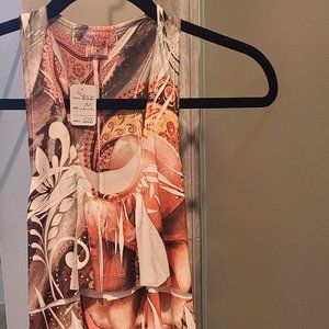 Womens tiered soft material dress nwt